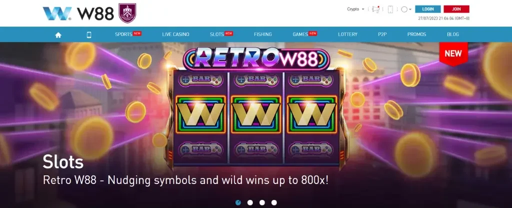 W88 Online Casino Website