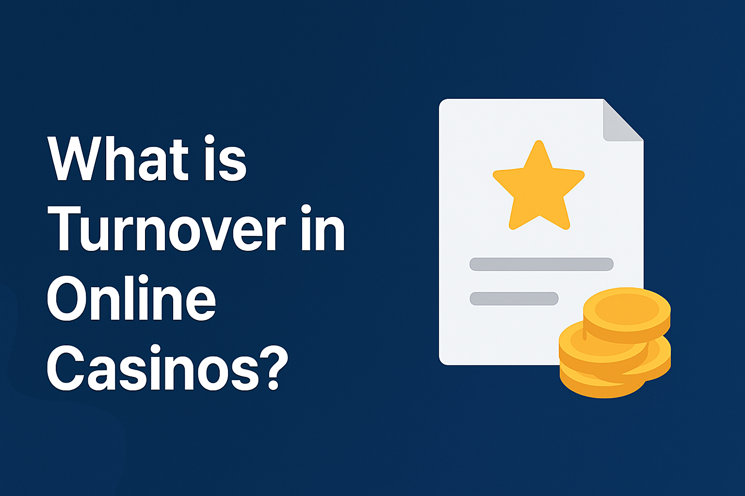 What is Turnover in Online Casinos?