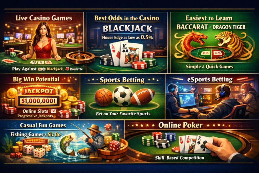 Which Live Casino Game Is Right for You?