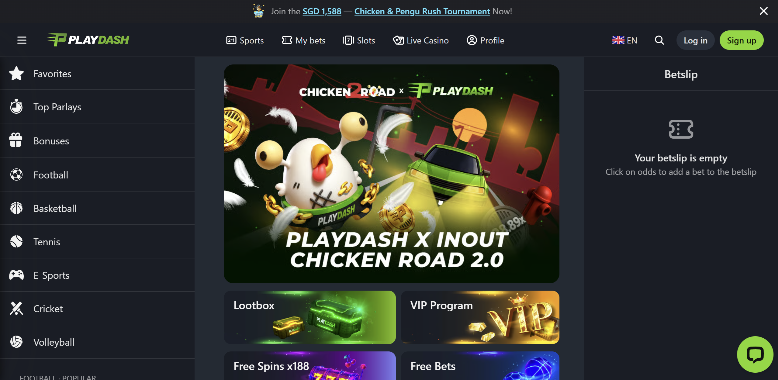 PlayDash Online Casino Singapore Official Website